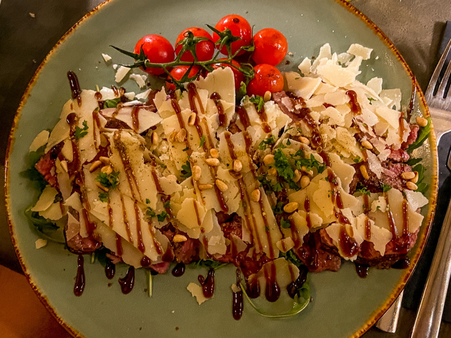 tagliata di manzo Brugge