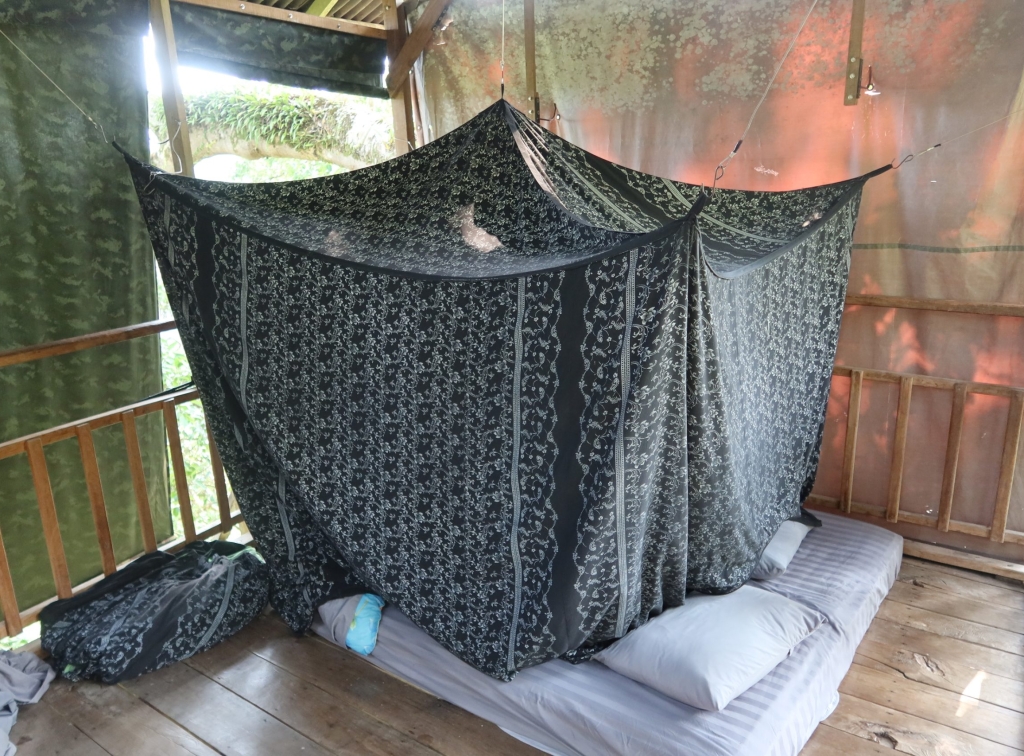 Slapen in de jungle Laos