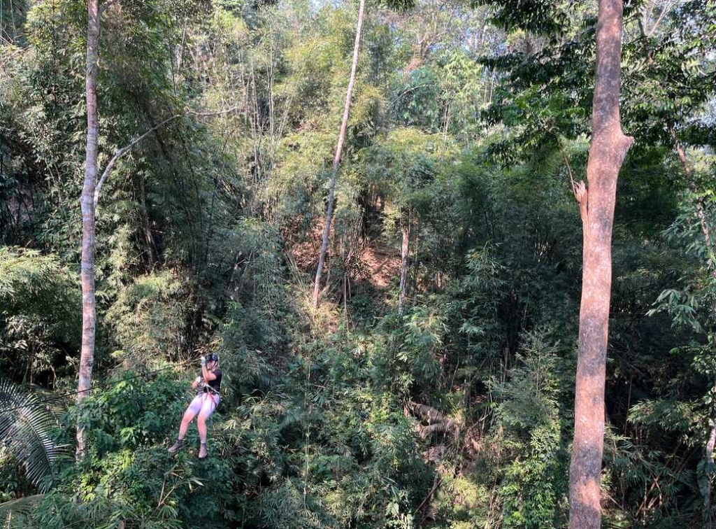 Ziplinen door de jungle