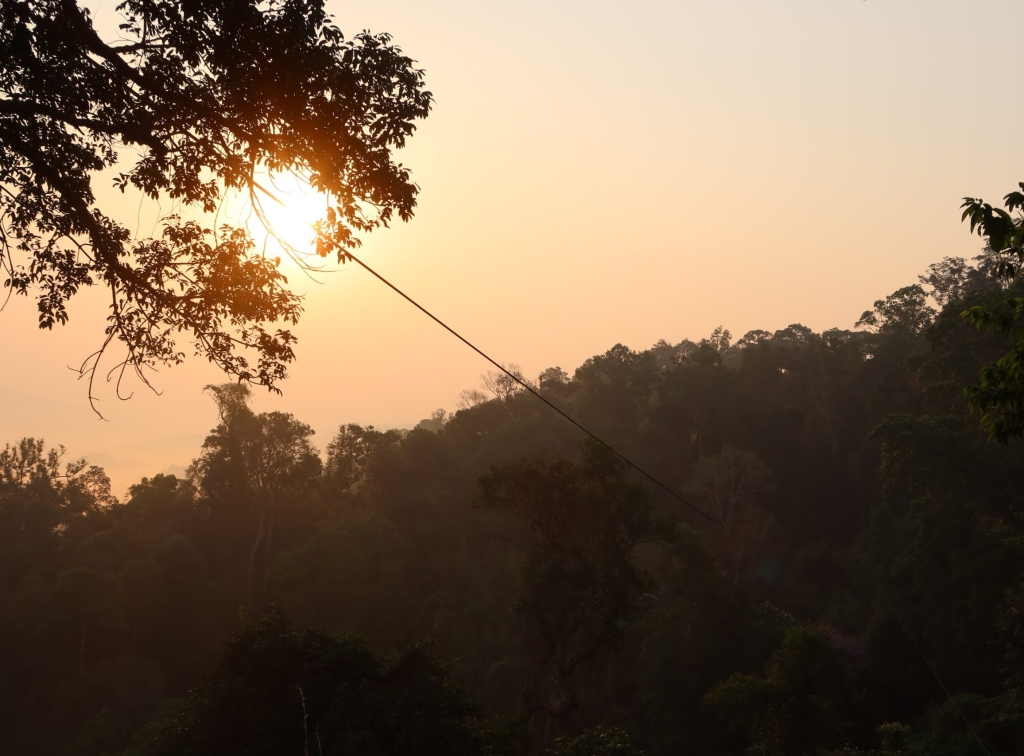 Zonsopgang Laos